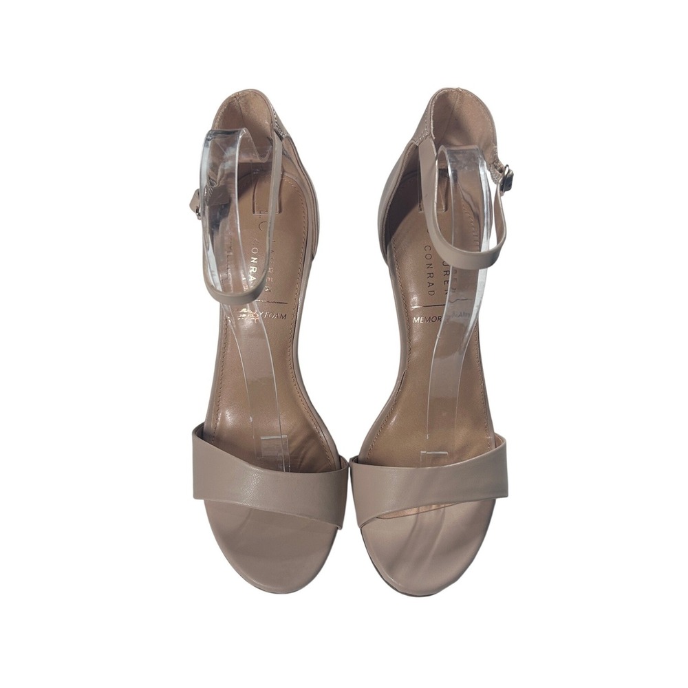 Lauren Conrad Memory Foam Ankle Strap Heels Nude‎ Women's Size 10 Medium